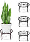 Plant Stand Indoor Outdoor,Metal Plant Stand Sets of 3,Corner Black Plant Stand,small Plant Holder,Plant Pot Holder stand,Potted Plant Stand,Flowe...