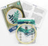 Leisure Arts Embroidery Kit 4" Teal Leaves - cross stitch kits for beginners - embroidery kit for beginners - embroidery kits for adults - embroid...