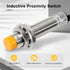 ATO 2Pcs M12 Proximity Switch NPN NO Inductive Proximity Sensor Approach Sensor,lj12a3-4-z/bx,for 3D Printer Probe Bed Leveling,Replace Small Swit...