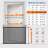 Dog Gate for Stairs Pet Gates for The House: Dogs Screen Mesh Gate for Doorways Stairways Indoor Safety 29 inches Tall, 38 inch Wide...