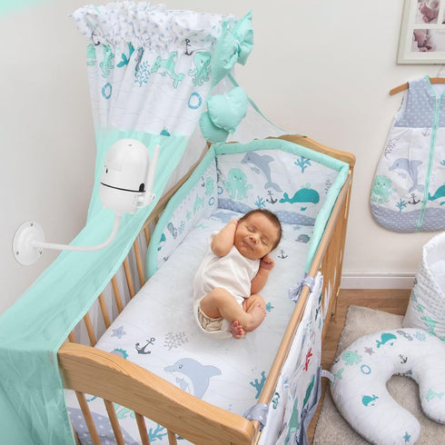Baby Monitor Wall Mount Holder Compatible with HelloBaby HB65/HB6550/HB6339/HB6558/HB66/HB248,ANMEATE SM935E/SM650,Bonoch,ChildsFarm Baby Monitor,...