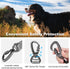 Heavy Duty Dog Leash, Laqibak Double-Sided Reflective Double Handle Dog Leash - Double-Layer Thickening, Lockable Safety Carabiner Design, 6 FT Pe...