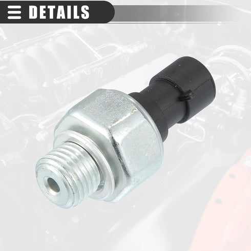 Motoforti Engine Oil Pressure Sensor, for Chevrolet Aveo 2004-2008, Plastic Metal, No.95961350, Black Silver Tone...
