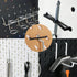 100 Pcs Peg Locks Pegboard Hook Locks Peg Hook Locks Plastic Pegboard Hooks Black Plastic Peg Hook Fixer Pegboard Display Hook Organizer Peg Board...