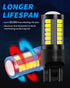 Yorkim 7440 Led Bulb Bright White Lights, T20 Led Bulb, 7443 7441 Led Bulbs, W21W Lights, 7444 Bulbs for reverse/backup/brake light - 5730 33 SMD ...