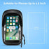 Waterproof Bicycle Storage Bags Reflective Phone Mount Top Tube Bag Bike Phone Case Holder Accessories Cycling Pouch Compatible with iPhone 15,14,...