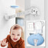 Child Proof Door Strap with Silicone Door Stopper. No Need for Baby-Gate. Keep Toddler Out and Let Cat in. Prevents Finger Pinch Injuries....
