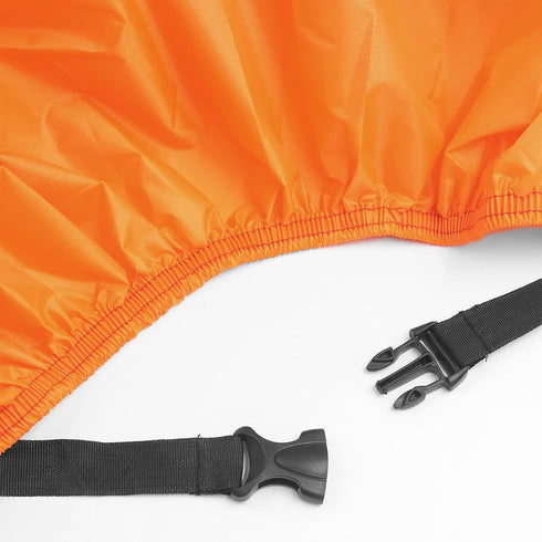 uxcell L 190T Rain Dust Protector Black+Orange Scooter Motorcycle Cover 86" for Harley Davidson...