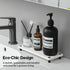 Instant Dry Sink Caddy Kitchen Sink Organizer, Quick Drying Diatomaceous Earth Stone Sink Tray Sponge Holder Soap Dish, Bathroom Countertop Vanity...