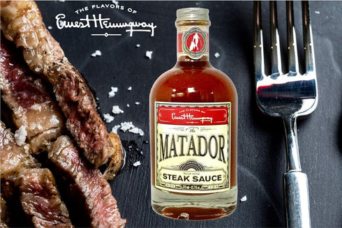 Flavors of Ernest Hemingway Sauces, Matador Steak Sauce, 12ozs, 2 Pack, Gluten Free, No MSG, No HFCS...