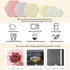 Silicone Stretch Lids Set for Food Storage, Fruit Pattern Food-grade Reusable Silicone Sealing Food Covers for Fresh-keeping Bowl Container Microw...