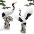2-Pack Miniature Garden Crane Statues, Bird Art Bonsai Decor Garden Fairy Sculptures Crane...