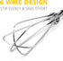Anaeat 6 Pack Small Wire Whisks, Portable Stainless Steel Kitchen Tiny Whisk & Egg Beater with Thick Wire - Sturdy Mini Mixing Balloon for Cooking...