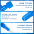 30 Pack Aquarium Air Control Valves for Fish Tank 3/16" ID Air Tube Blue Single Way T Shape Control Valve Plastic Aquarium Hose Connector for Home...