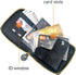 Mens US Dollar Bill Zip Around Bifold Wallet Leahter Card Credit Holder (Black-1)...