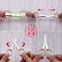 Stainless Steel Scissors Anti Rust Folding Scissors Glasses Shaped Mini Shear for Home and Travel Use (6)...
