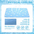 PUPTECK Upgraded Dog Cooling Mat Ice Silk Self Cool Pad for Small Medium Large Dogs and Cats, Non-slip Pet Bed for Summer or Hot Days Sleeping, Wa...