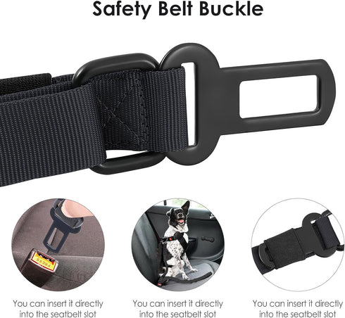 Hotsky Tactical Dog Leash Heavy Duty for Medium Large Dogs, 4-6Ft Strong Bungee Shock Absorbing Dog Leash, Padded Double Handle Military Dog Leash...
