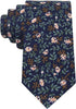 Mantieqingway Ties for Men, 2.76'' Cotton Floral Tie Men's Neckties for Weddings Groomsmens Dances Party Valentine's Day...