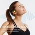 Open Ear Headphones, Wireless Air Conduction Headphones, Sweatproof Bluetooth Sport Headset with Mic for Running, Cycling (Black & Green)...