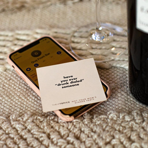 TableTopics Not Your Mom's Dinner Party Question Card Game - 135 Provocative Conversation Starter Cards for Adults, Friends, Icebreakers for Parti...