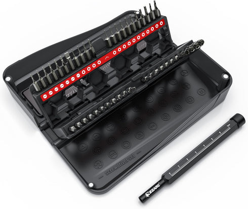 EZARC Precision Screwdriver Set, 47 in 1 Small Screwdriver Magnetic Screwdriver Electronics Repair Tool Kit, Fold Out Design with Extension Shaft ...