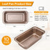 2pack Loaf Pan, 10inch Banana Bread Pan, Non-Stick Banana Bread Pan, Stackable Bread Pans for Homemade Bread, 10x5inch Small Bread Pans for Baking...