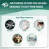 HAPF300AH Remover True HEPA Filter, EGR AER1 Filters Replacement for Holmes Air Purifier, Parts HAPF300AH-U4R & HAP242-NUC - 2 True HEPA + 4 Pre F...