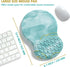 Ergonomic Mouse Pad Wrist Support with Massage Bulge Design, Pain Relief Mousepad Wrist Rest with Memory Foam & Non-Slip Base, Large Computer Mous...