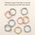 Silicone Teethers for Babies 0-6 6-12 Months Teething Toys for Infants Baby Chew Toys for Sucking Needs Baby Teething Rings for Infant Boys and Gi...