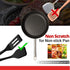 Mini Silicone Brownie Serving Spatula Set Flexible Non Stick Serve Turner Heat Resistant Cooking Spatula for Flip Eggs Crepe Steak Pizza Kitchen U...