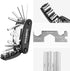 ROCKBROS Bike Repair Kits 16 In 1 Multi-Function Bike Tool Kits Portable Foldable Bike Multitool Cycling Tool Kit Bike Tool Allen Wrench Tire Leve...