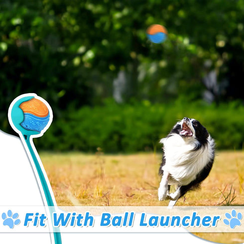 6Pcs Squeaky Dog Balls, Dog Toys Balls for Training, Tough Ball Toys for Dogs, Fit with Dog Ball Launcher, High Bouncy Dog Ball for Interactive Pl...