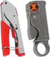 Coax Cable Crimper Tool Kit Coaxial Compression Tool Fitting Wire Stripper with 5PCS RG6 F Type Connector + 5PCS RG6 Coax Cable Extender...