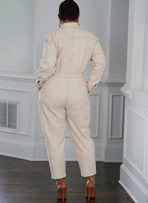 Simplicity Misses' Long Sleeve Jumpsuits Sewing Pattern Kit by Mimi G Style, Design Code S9822, Sizes 8-10-12-14-16, Multicolor...