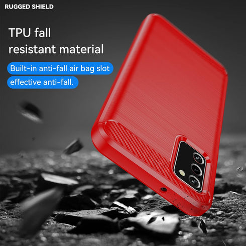 for Samsung A03S case, Galaxy A03S case with HD Screen Protector, Fashion Shock-Absorption Flexible TPU Bumper Soft Rubber Protective Case Cove fo...