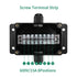 ABS IP67 Waterproof Dustproof Electrical Junction Box, with 15A 600V Barrier Terminal Cable Connector, 1 in/1 Out Power Junction Box?3.93 * 2.67 *...
