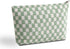 Cosmetic Bag Cute Makeup Bag Y2k Accessories Aesthetic Make Up Bag Y2k Purse Checkered Makeup Bag Cosmetic Bag for Women (Green and white)...