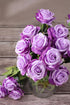 Luyue 10PCS Artificial Roses Flower with Stems Slik Fake Flowers Bouquet Realistic Long Stem Faux Rose for Valentines Day Wedding Home Decor...