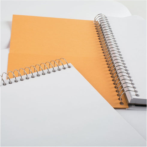 Derwent Academy Paper Sketch Journal, Wirebound, 70 Sheets, 9" x 6", Heavyweight (54966), White...