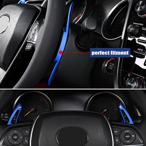 CKE Compatible with Toyota Camry 2025 2024 2023 2022 2021 2020 2019 2018 for Corolla RAV4 Crown Avalon Accessories Sporty Car Paddle Shifter Exten...