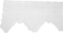 No. 918 Alison Floral Lace Sheer Rod Pocket Kitchen Curtain Valance, 58" x 14", White...