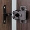4 PCS Cabinet Latch Double Roller Catch Hardware for Cupboard Closet Kitchen Cabinet Door Latches and Catches, Black Nickel...