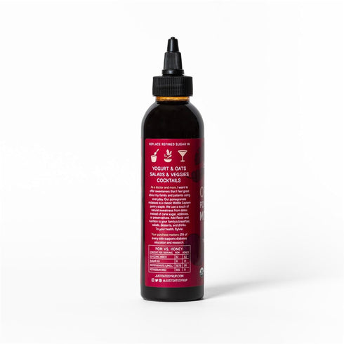 Just Date: Organic Pomegranate Syrup / 100% Natural / Organic Pomegranate Molasses / Healthy Alternative for Sugar, Honey or Maple / Low Glycemic ...