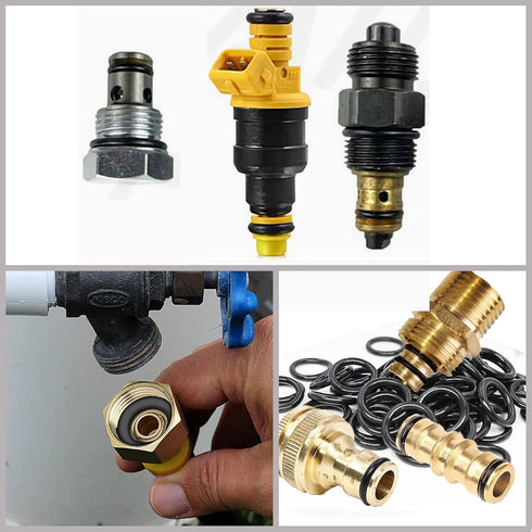 10 PCS Nitrile Rubber O Ring 13mm OD 8mm ID 2.5mm Width, Metric Buna-N NBR Sealing Gasket Plumbing, Gas, Automotive and Faucet Repair, Resist Oil ...