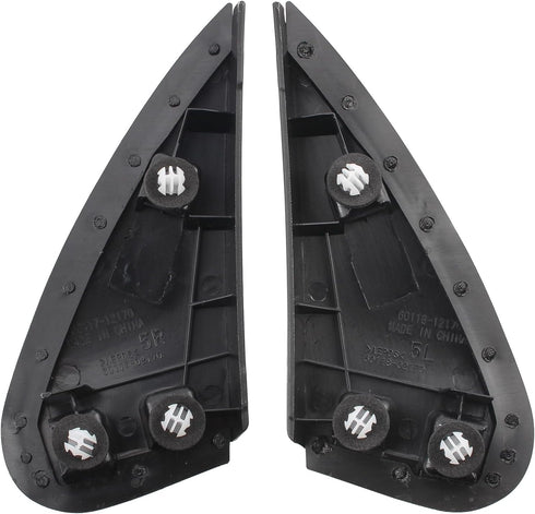 2pcs Car Side Mirror Corner Triangle Cover Trim Fit For Toyota for Corolla 2014-2016 Replaces 60118-02170 60117-02170...