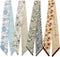 4 Pack Purse Scarf for Bags Silk Head Scarf for Hair Handbag Women Scarfs Band Hair Neck Scarves Fashion Gifts,108...