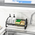 Sink Caddy, Sponge Holder for Kitchen Sink, Kitchen Bathroom Sink Organizer, 304 Stainless Steel Kitchen Countertop Organizer Soap Tray with Remov...