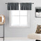 DONREN Medium Grey Valance -Basement Valances for Small Window with Rod Pocket (2 Panels,42 by 12 Inch)...