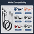 2-in-1 Shokz Charging Cable, 2 Pack Shokz Charger for AfterShokz Aeropex AS800/Shokz OpenRun Pro/OpenRun/OpenRun Mini/OpenComm USB C and USB A Cor...